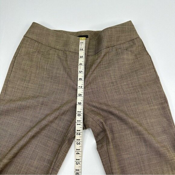 Tahari ASL Women's Tan Mid-Rise Flare Business Career Trouser 4T/W30/L33 - Picture 8 of 10